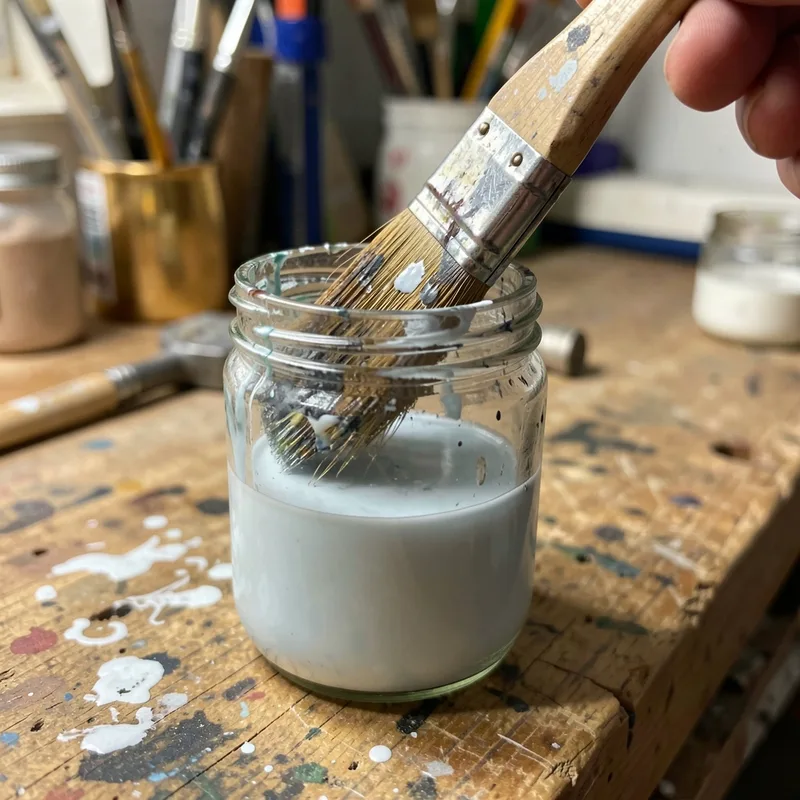 Comment nettoyer une brosse de peinture séchée